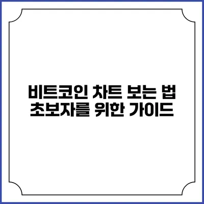 비트코인 차트 보는 법: 초보자를 위한 가이드